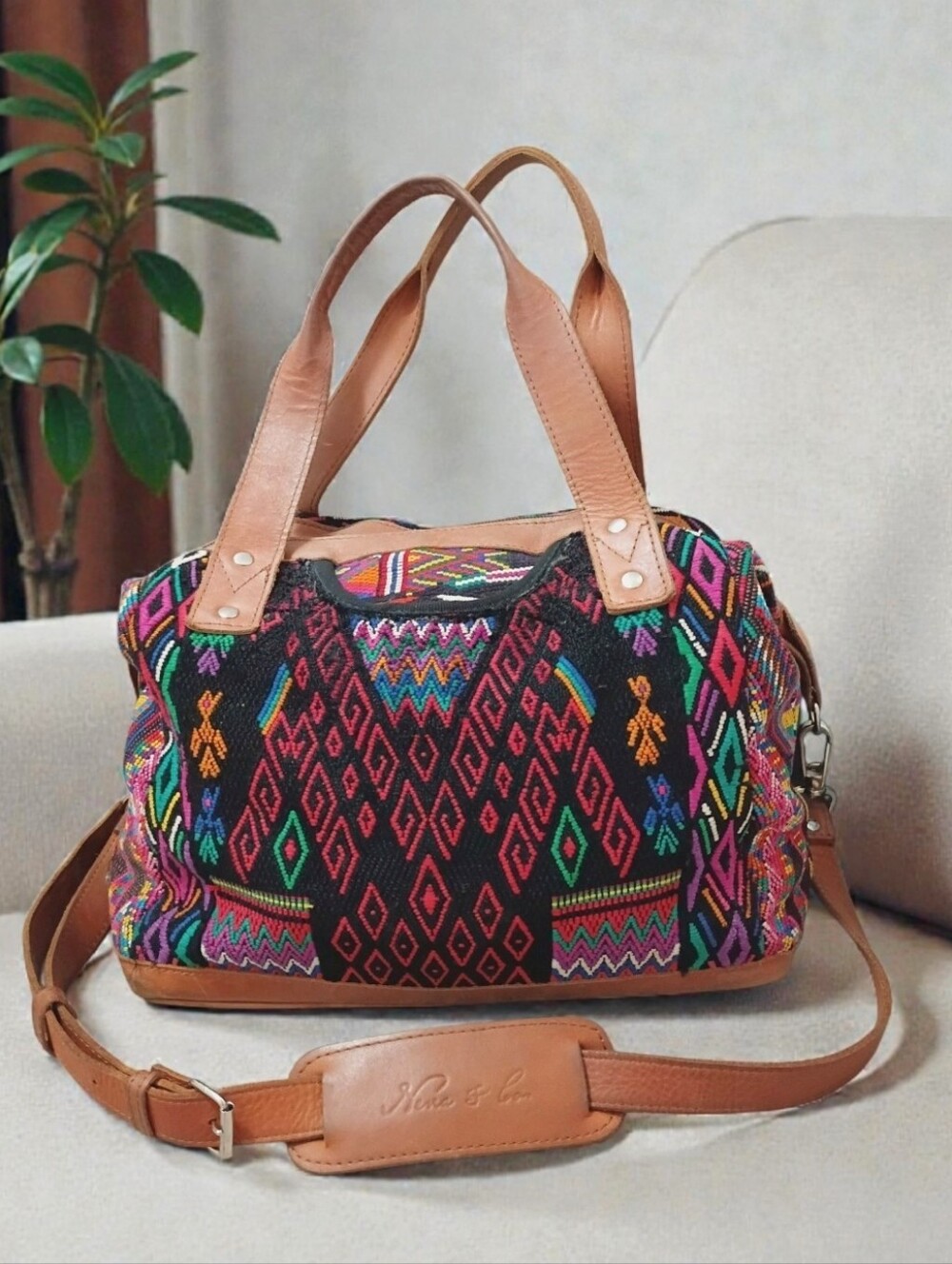 Nena & Co. Huipil Leather Sonia Bag
